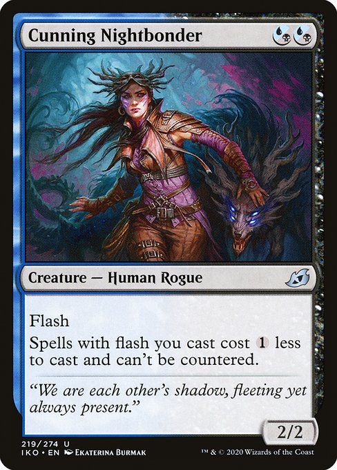 Cunning Nightbonder (IKO) — Foil