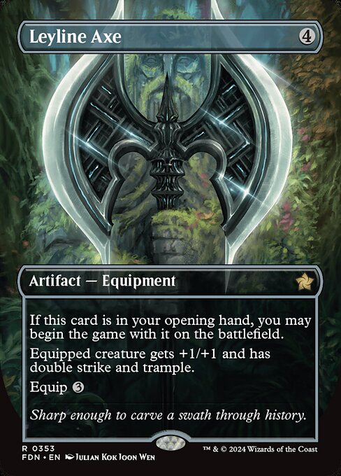Leyline Axe (FDN) — Nonfoil