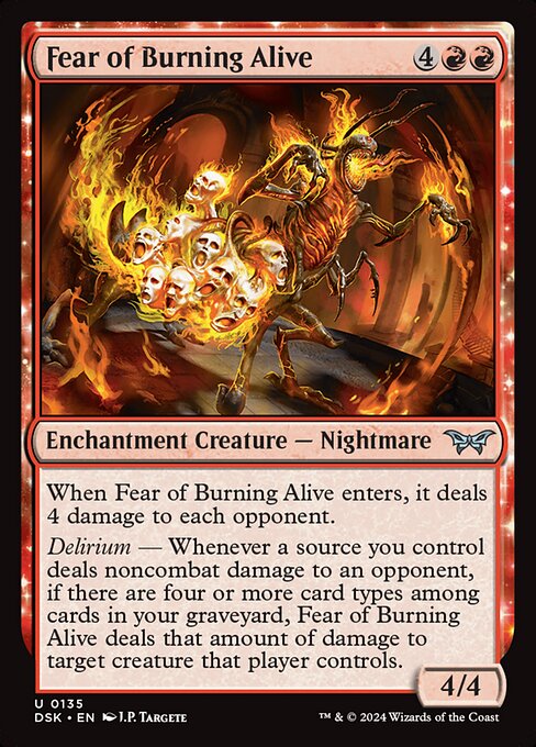Fear of Burning Alive (DSK) — Nonfoil