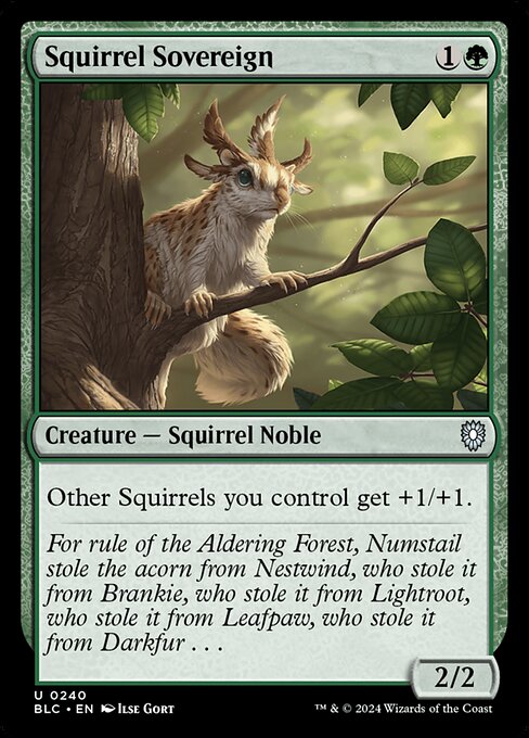 Squirrel Sovereign (BLC) — Nonfoil