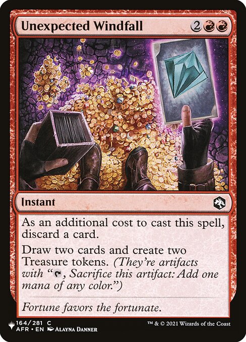 Unexpected Windfall (PLST) — Nonfoil