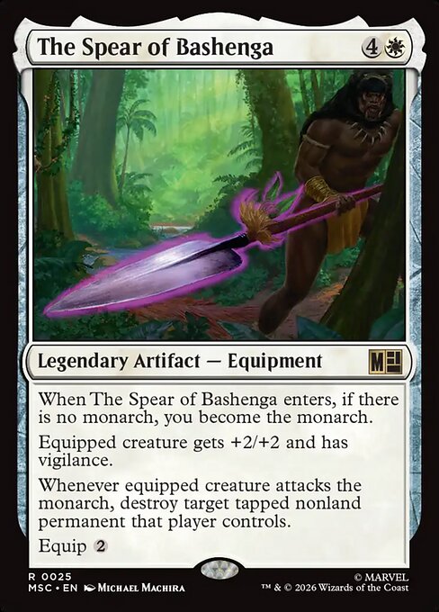 The Spear of Bashenga (MSC) — Nonfoil