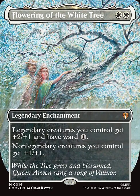 Flowering of the White Tree (HOC) — Foil