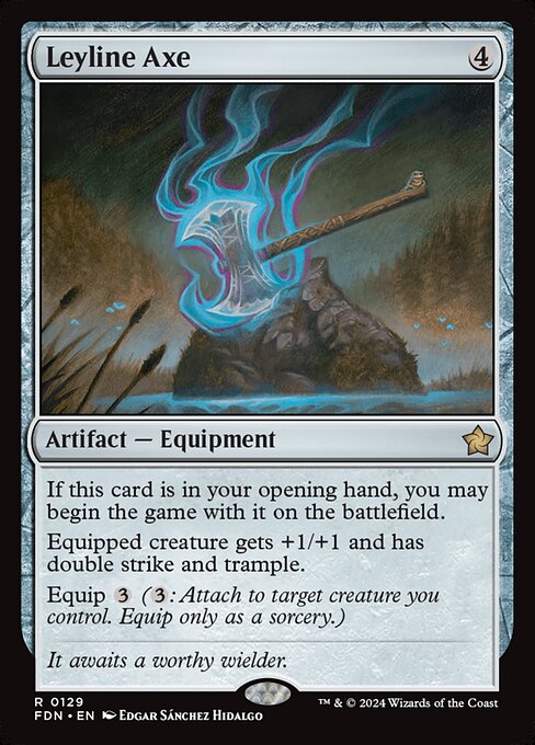 Leyline Axe (FDN) — Nonfoil