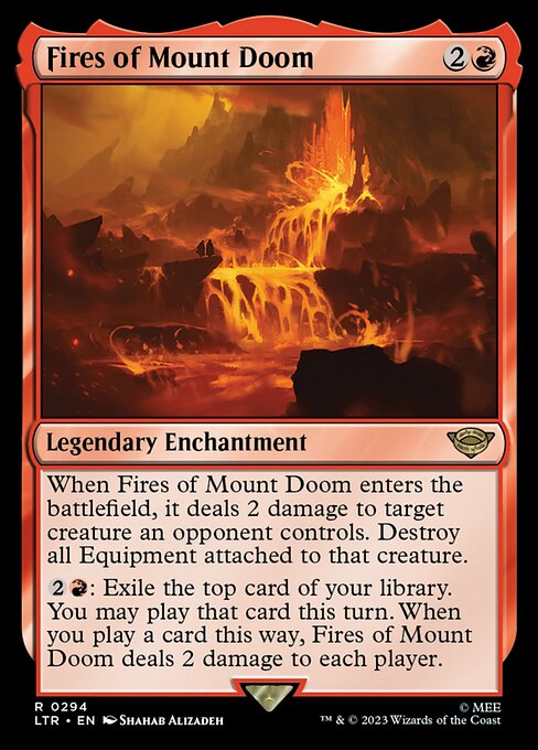 Fires of Mount Doom (LTR) — Nonfoil