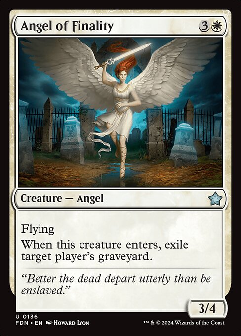 Angel of Finality (FDN) — Foil