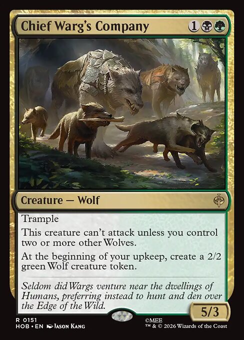 Chief Warg's Company (HOB) — Nonfoil