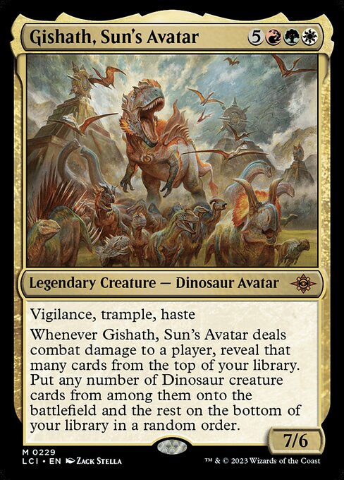 Gishath, Sun's Avatar (LCI) — Foil