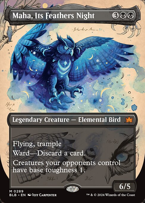 Maha, Its Feathers Night (BLB) — Nonfoil