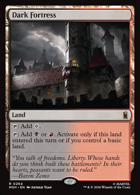 Dark Fortress (MSH) — Nonfoil