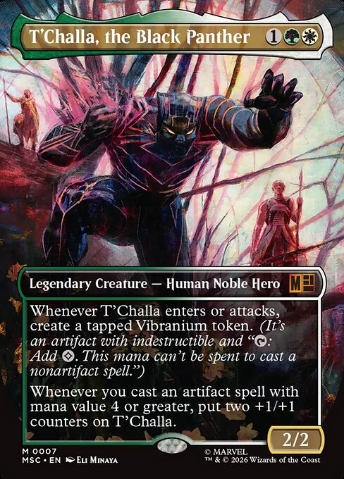 T'Challa, the Black Panther (MSC) — Foil