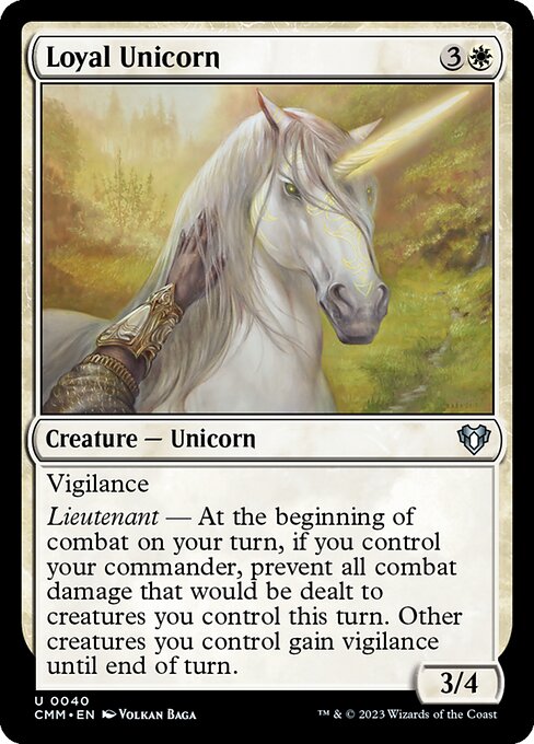 Loyal Unicorn (CMM) — Nonfoil