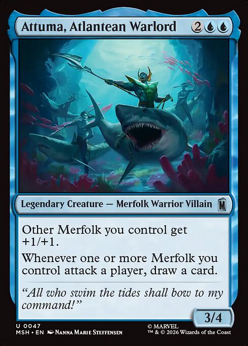 Attuma, Atlantean Warlord (MSH) — Foil