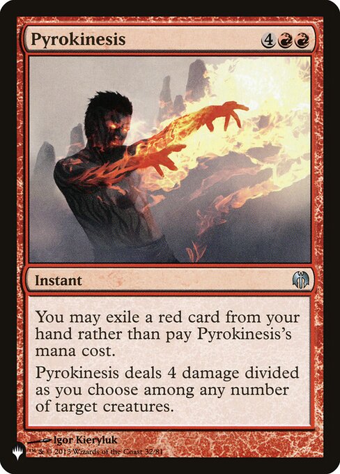 Pyrokinesis (PLST) — Nonfoil