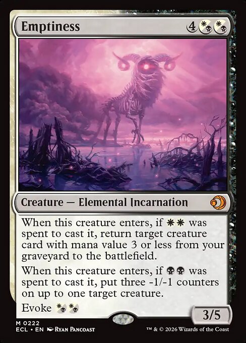 Emptiness (ECL) — Nonfoil