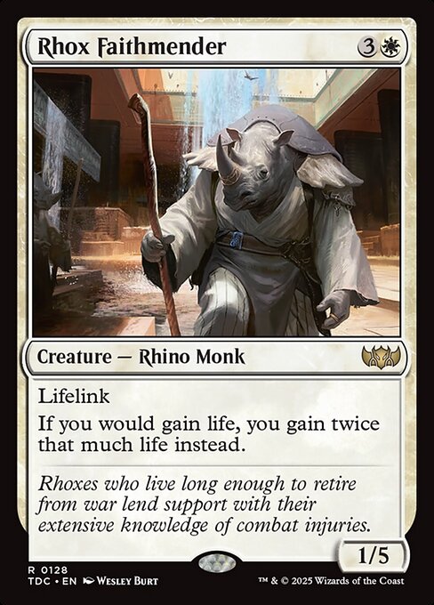 Rhox Faithmender (TDC) — Nonfoil