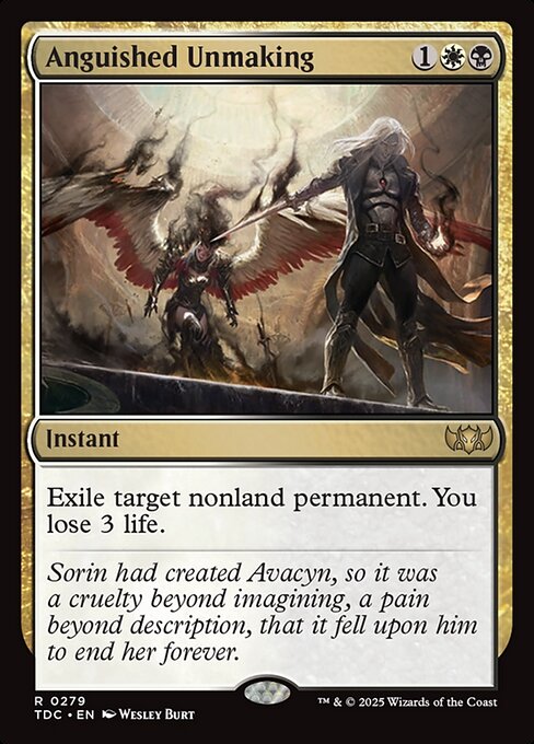 Anguished Unmaking (TDC) — Nonfoil
