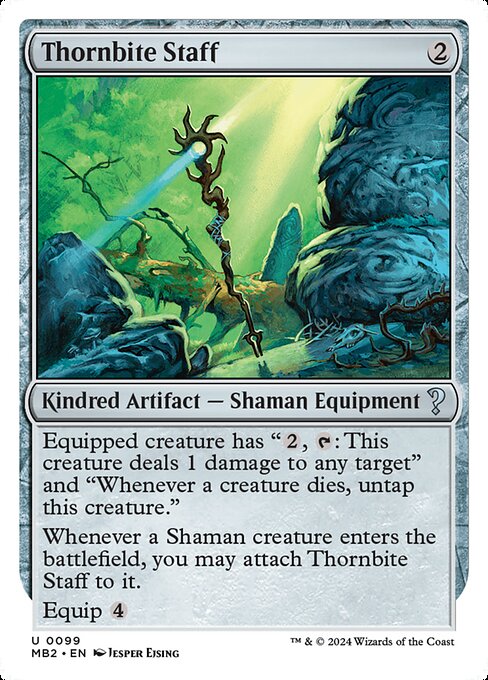 Thornbite Staff (MB2) — Nonfoil