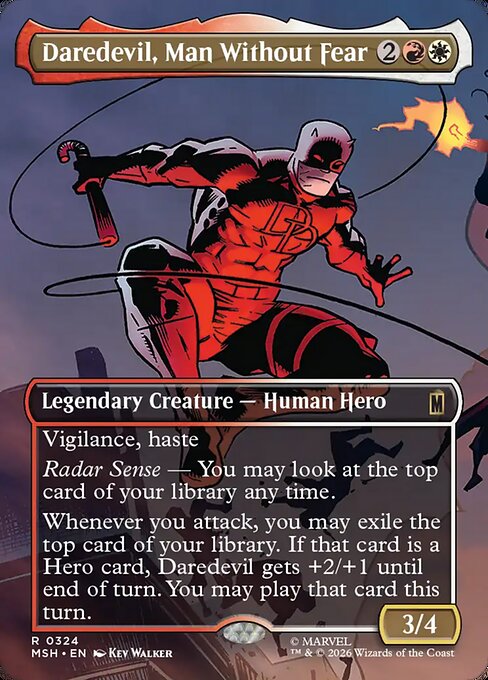Daredevil, Man Without Fear (MSH) — Foil