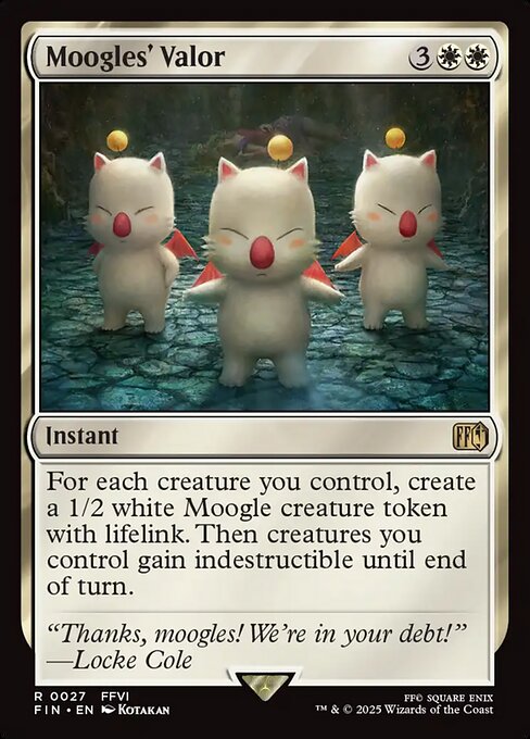 Moogles' Valor (FIN) — Nonfoil