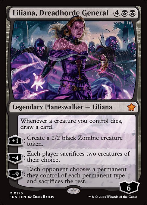 Liliana, Dreadhorde General (FDN) — Nonfoil