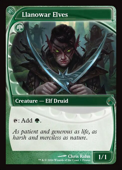 Llanowar Elves (PF26) — Foil