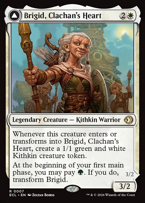Brigid, Clachan's Heart // Brigid, Doun's Mind (ECL) — Foil