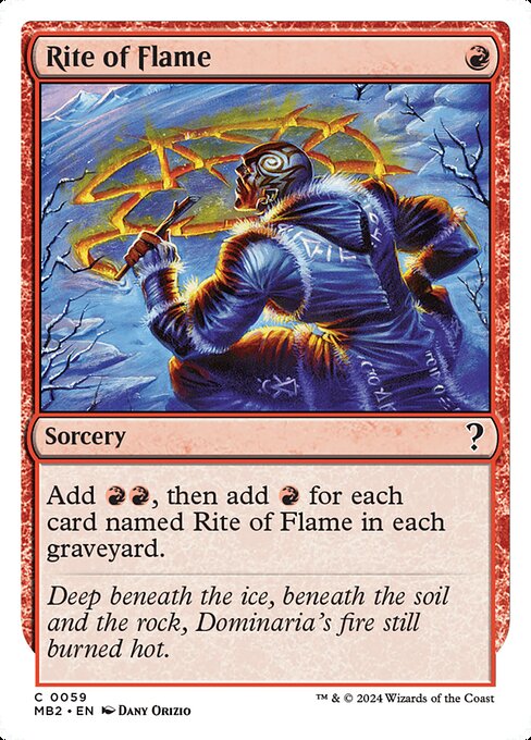 Rite of Flame (MB2) — Nonfoil