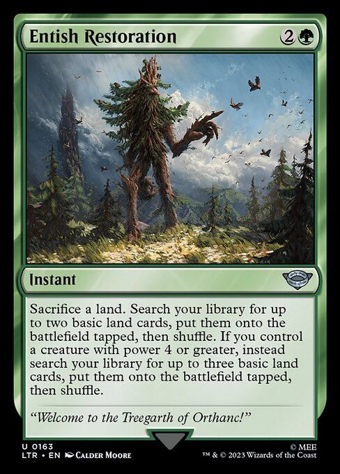 Entish Restoration (LTR) — Foil