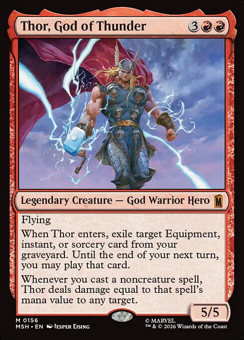 Thor, God of Thunder (MSH) — Nonfoil