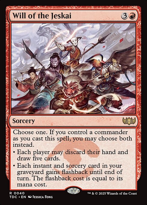 Will of the Jeskai (TDC) — Nonfoil