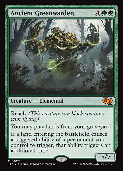 Ancient Greenwarden (J25) — Nonfoil