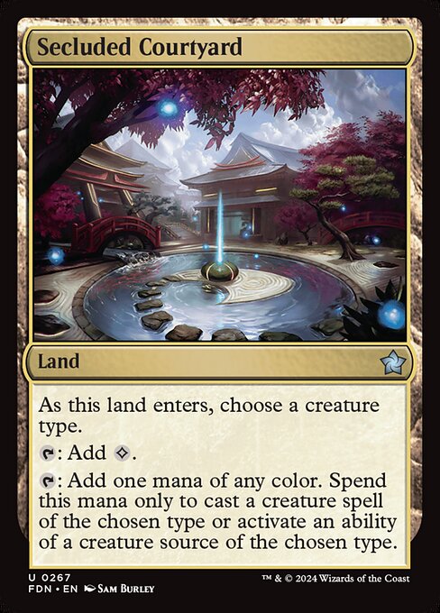 Secluded Courtyard (FDN) — Foil