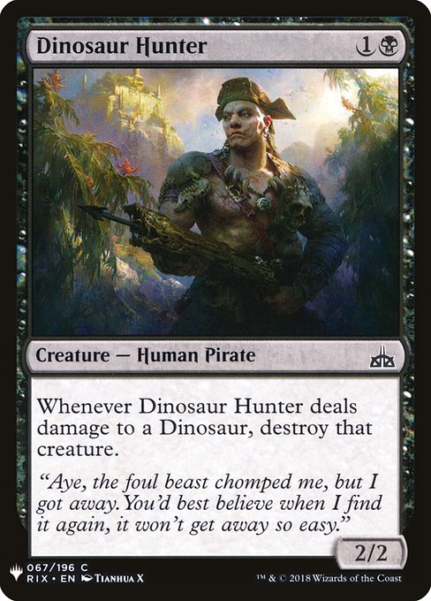 Dinosaur Hunter (PLST) — Nonfoil
