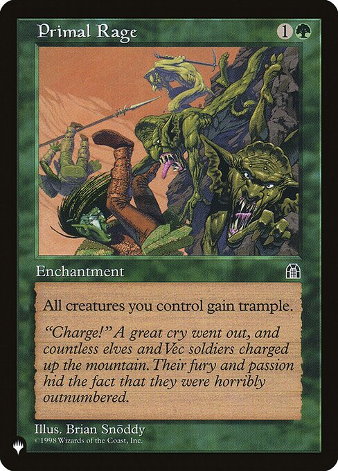 Primal Rage (PLST) — Nonfoil