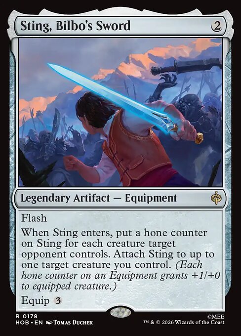 Sting, Bilbo's Sword (HOB) — Nonfoil