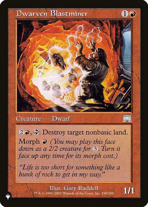 Dwarven Blastminer (PLST) — Nonfoil