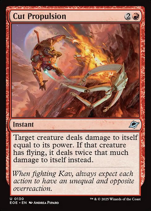 Cut Propulsion (EOE) — Nonfoil