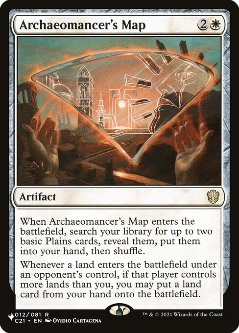 Archaeomancer's Map (PLST) — Nonfoil