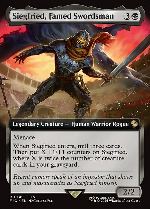 Siegfried, Famed Swordsman (FIC) — Foil