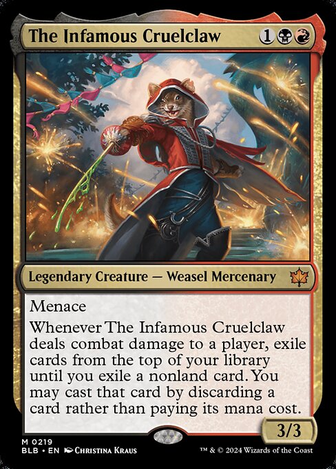 The Infamous Cruelclaw (BLB) — Foil