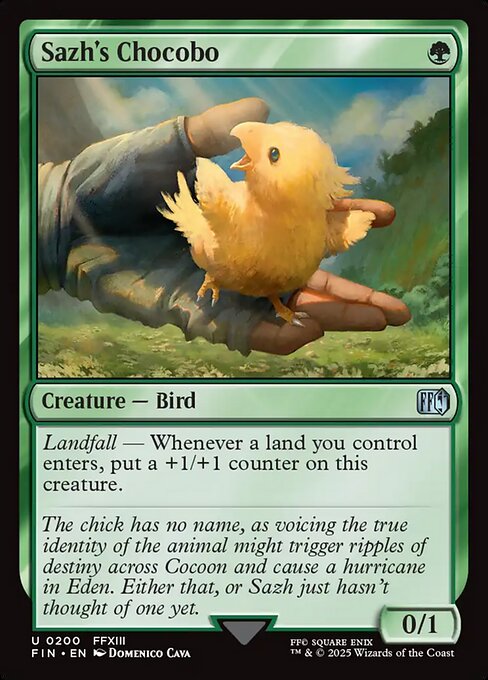 Sazh's Chocobo (FIN) — Nonfoil
