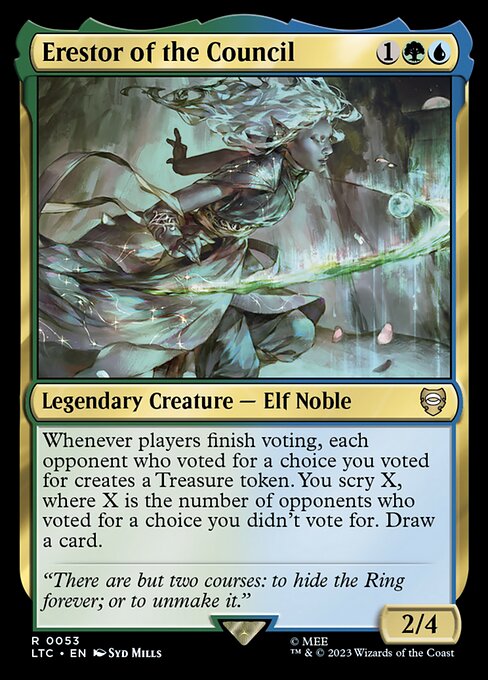Erestor of the Council (LTC) — Nonfoil