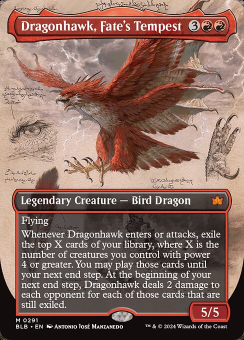 Dragonhawk, Fate's Tempest (BLB) — Nonfoil