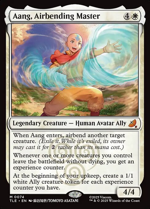 Aang, Airbending Master (TLE) — Nonfoil