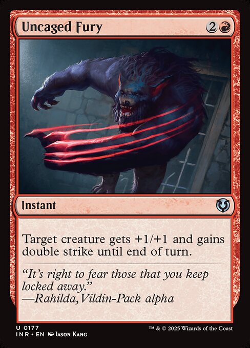 Uncaged Fury (INR) — Foil