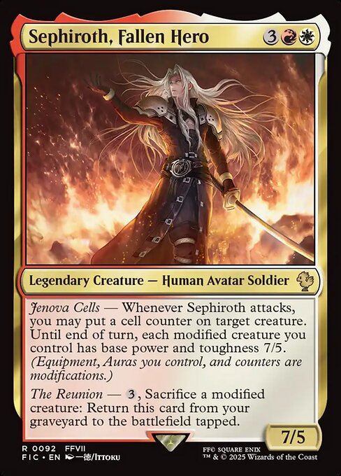 Sephiroth, Fallen Hero (FIC) — Nonfoil