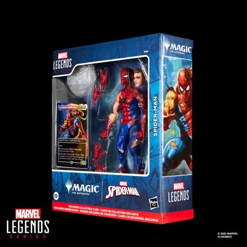 Marvel Legends Spider-Man Action Figure with Exclusive Magic: The Gathering Card