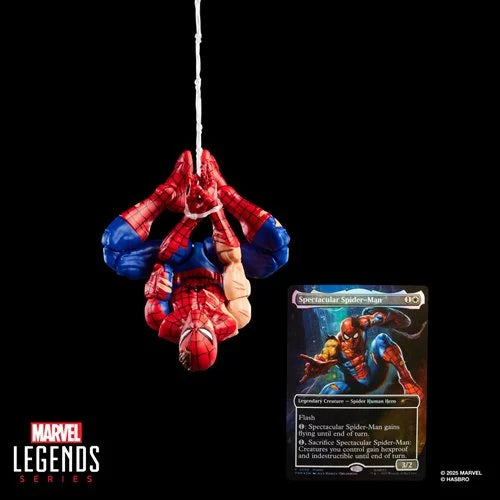 Marvel Legends Spider-Man Action Figure with Exclusive Magic: The Gathering Card