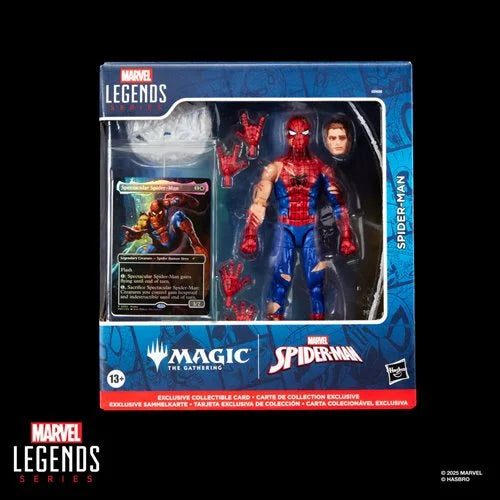 Marvel Legends Spider-Man Action Figure with Exclusive Magic: The Gathering Card